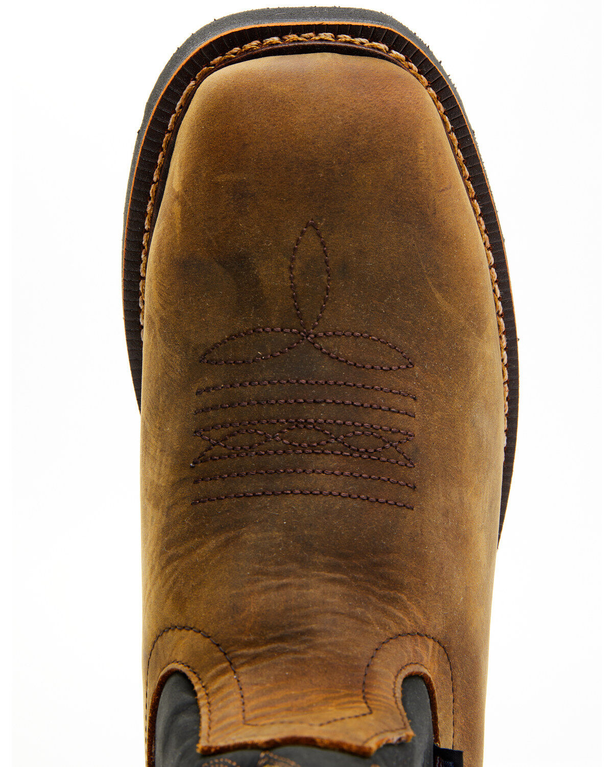 Image #6 - Thorogood Men's 11" USA Waterproof Wellington Work Boots - Steel Toe, Brown, hi-res