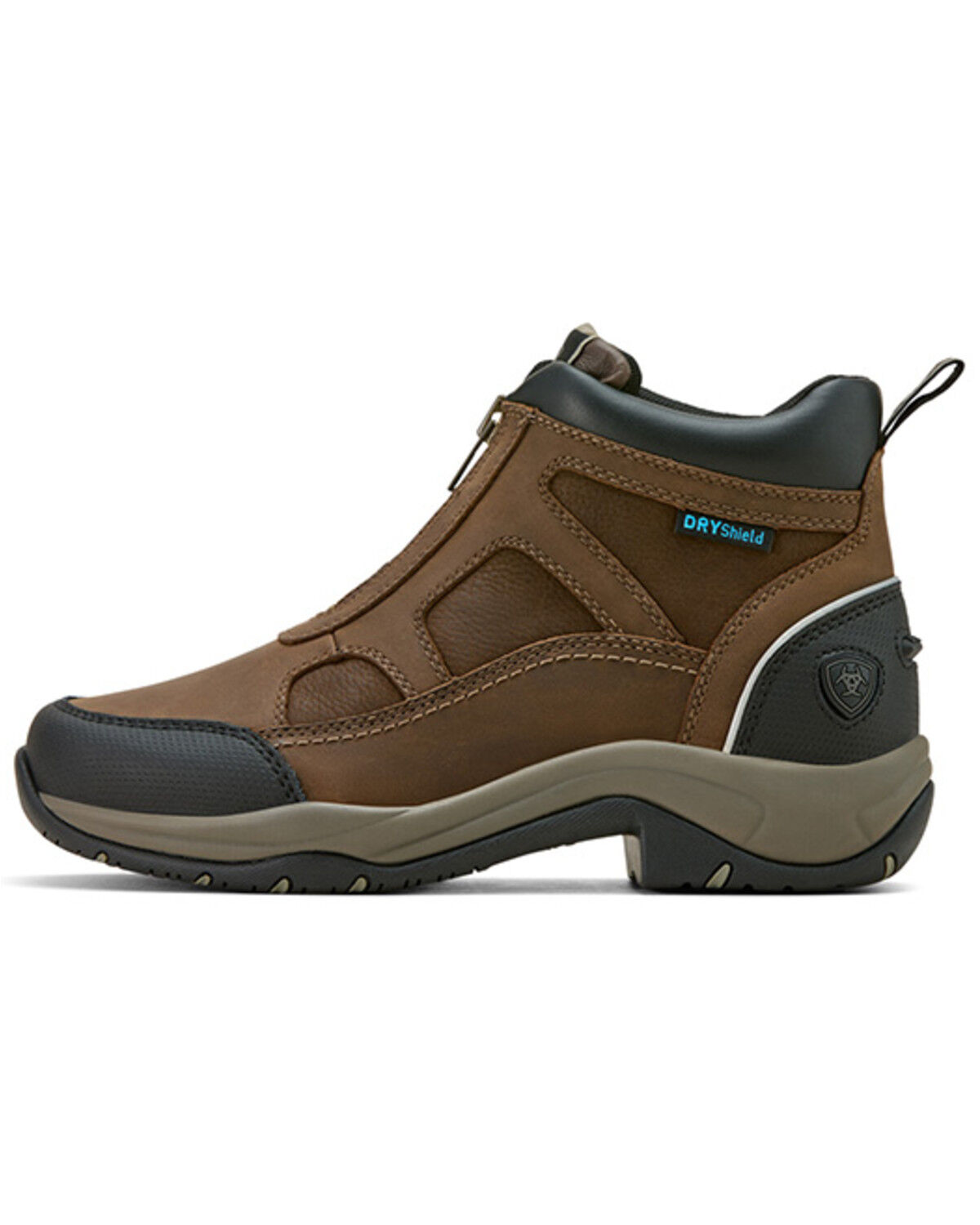 Image #2 - Ariat Women's Terrain Zip Waterproof Boots - Round Toe, Brown, hi-res
