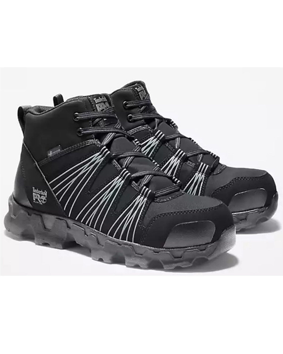 Timberland PRO Men's Powertrain Work Sneakers - Alloy Toe, Black, hi-res