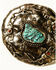 Image #2 - Paige Wallace Women's Turquoise Stone Flower Belt Buckle, Silver, hi-res