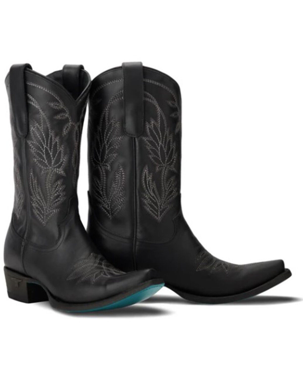 Lane Women's Sandaga Midi Western Boots - Snip Toe, Jet Black, hi-res