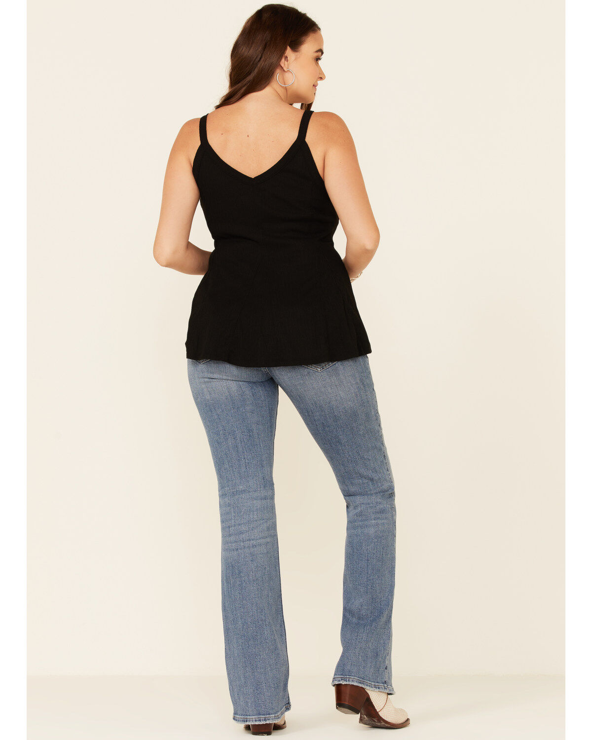 Image #4 - Idyllwind Women's Rebel Mid Rise Bootcut Stretch Denim Jeans, Blue, hi-res