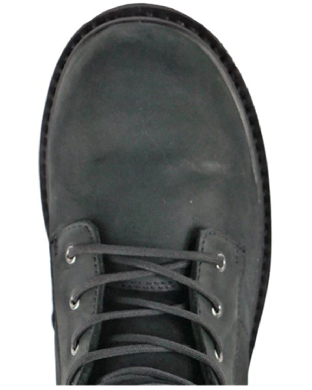 Image #6 - Hoss Men's Carson 6" Lace-Up Work Boots - Composite Toe, Black, hi-res