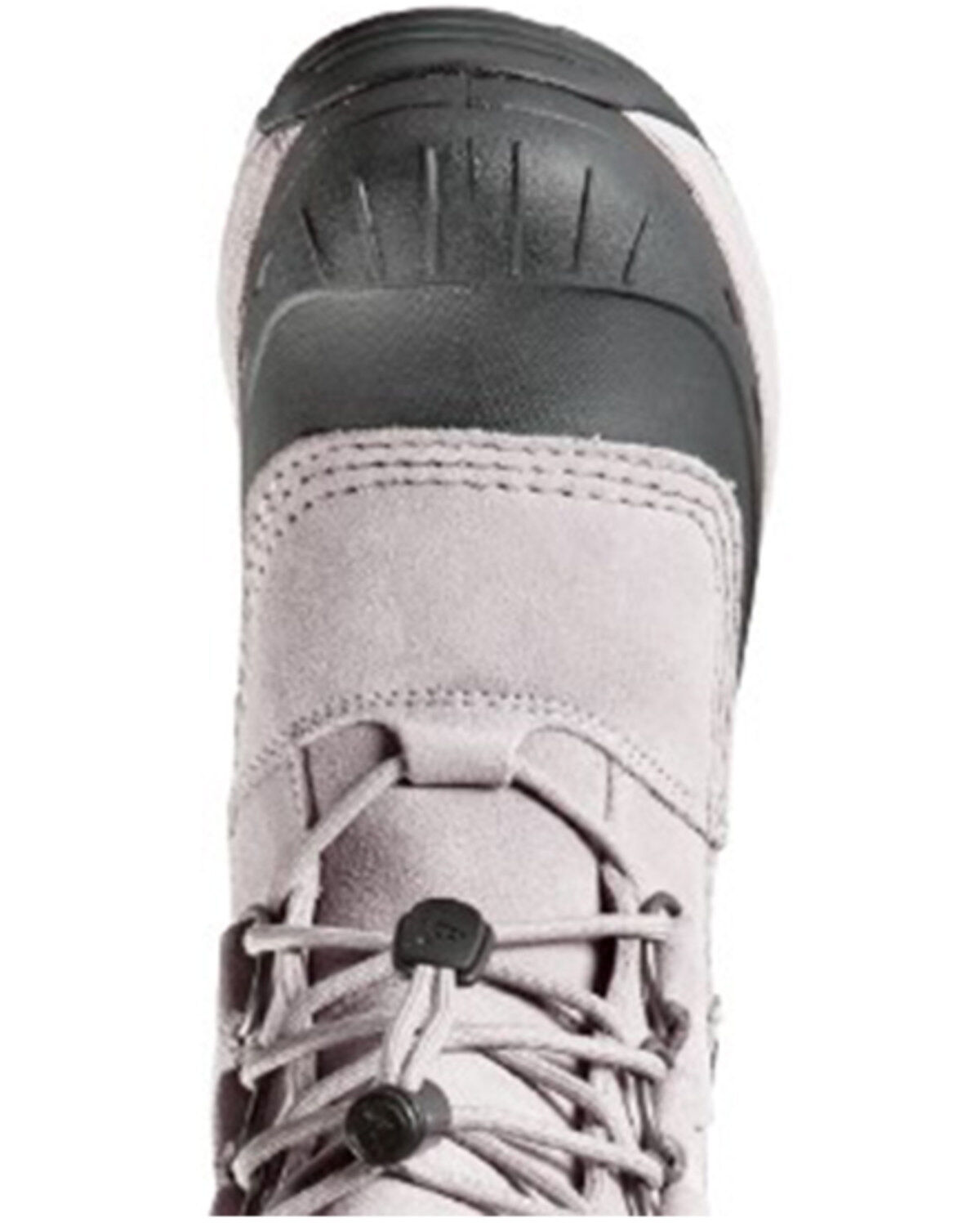 Image #4 - Baffin Women's Chloe Suede Leather Tundra Work Boots, Grey, hi-res