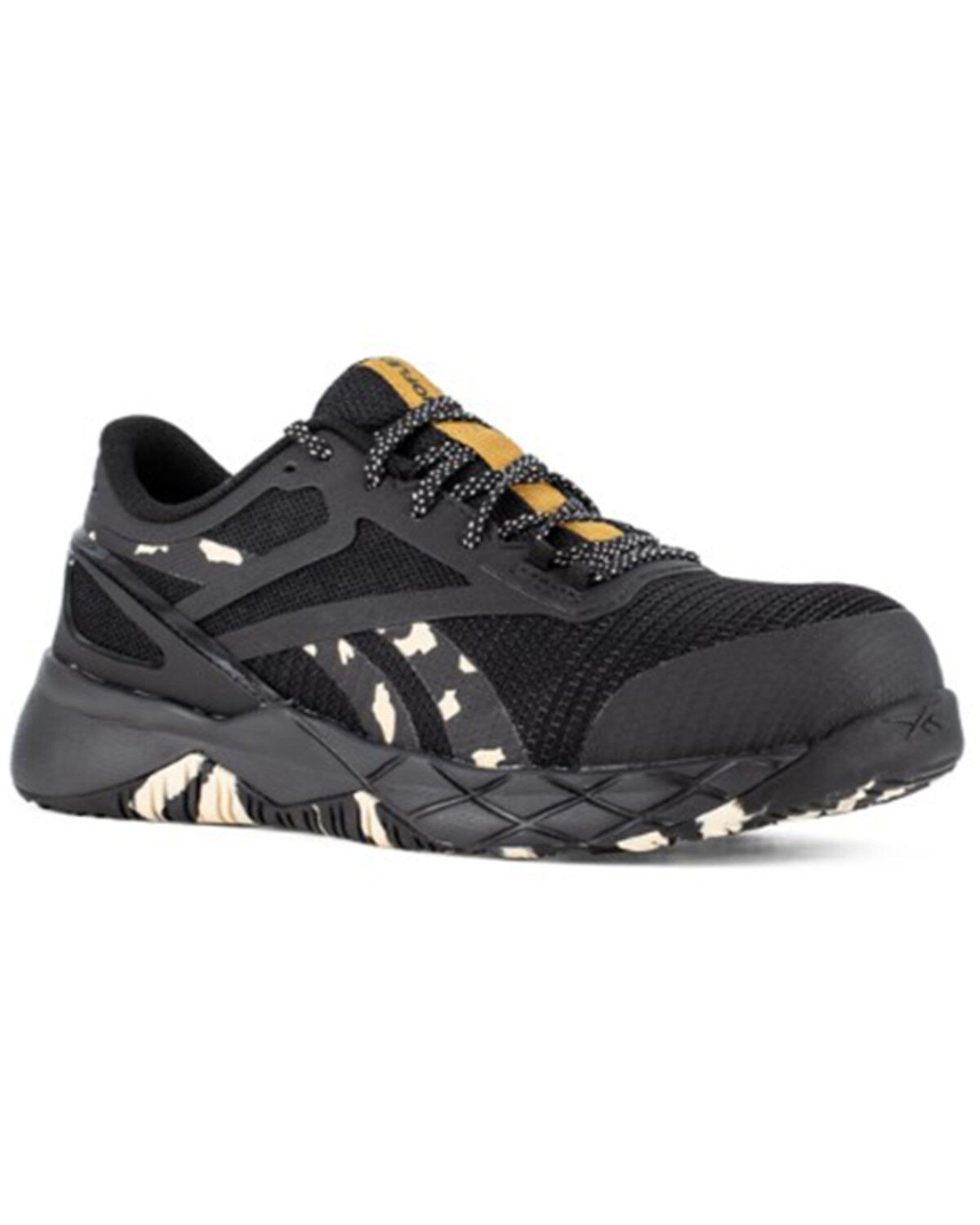 Image #1 - Reebok Women's Nanoflex TR Athletic Work Shoes - Composite Toe, Black, hi-res