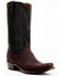 Image #1 - Lucchese Men's Brazos Western Boots - Square Toe, Wine, hi-res