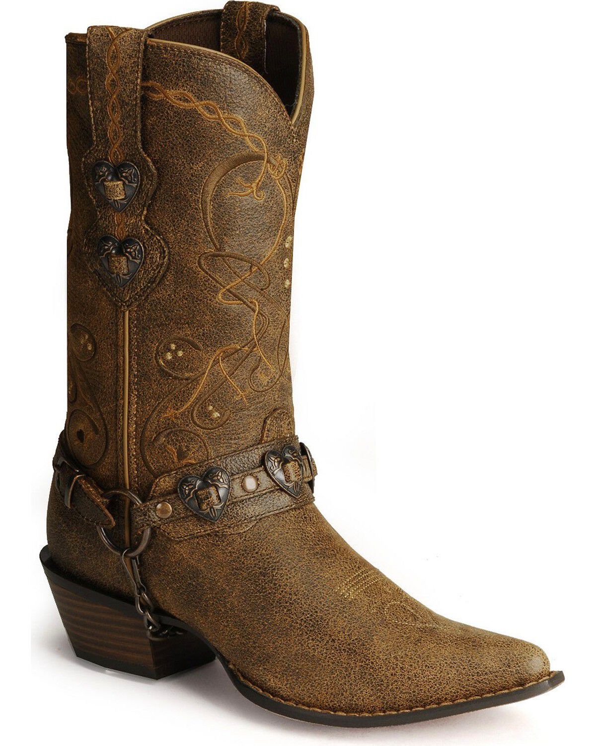 Durango Women's Crush Western Boots, Brown, hi-res