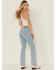 Image #3 - Levi's Women's 725 Eternal High Rise Light Wash Bootcut Stretch Denim Jeans, Light Wash, hi-res