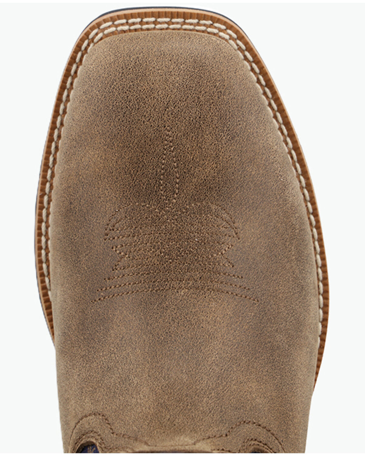 Image #6 - Twisted X Kid's Top Hand Performance Western Boots - Broad Square Toe, Navy, hi-res