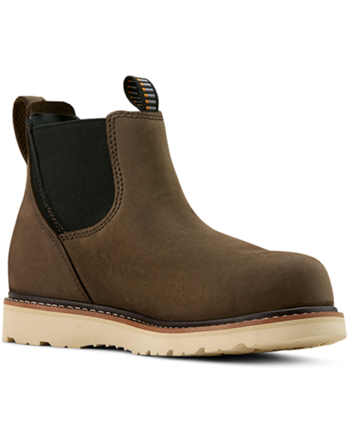 Ariat Women's Rebar Wedge Chelsea Waterproof Work Boots - Composite Toe, Grey, hi-res