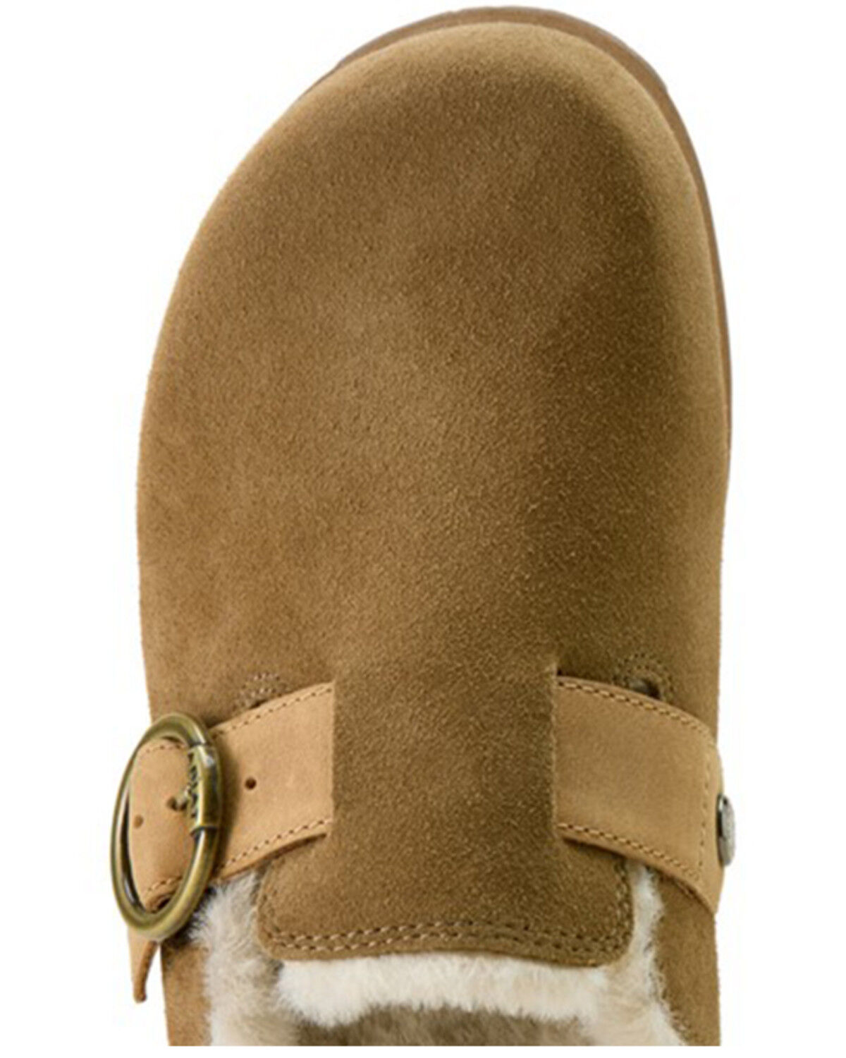 Image #4 - Ariat Women's Country Mule Sherpa Slippers, Brown, hi-res