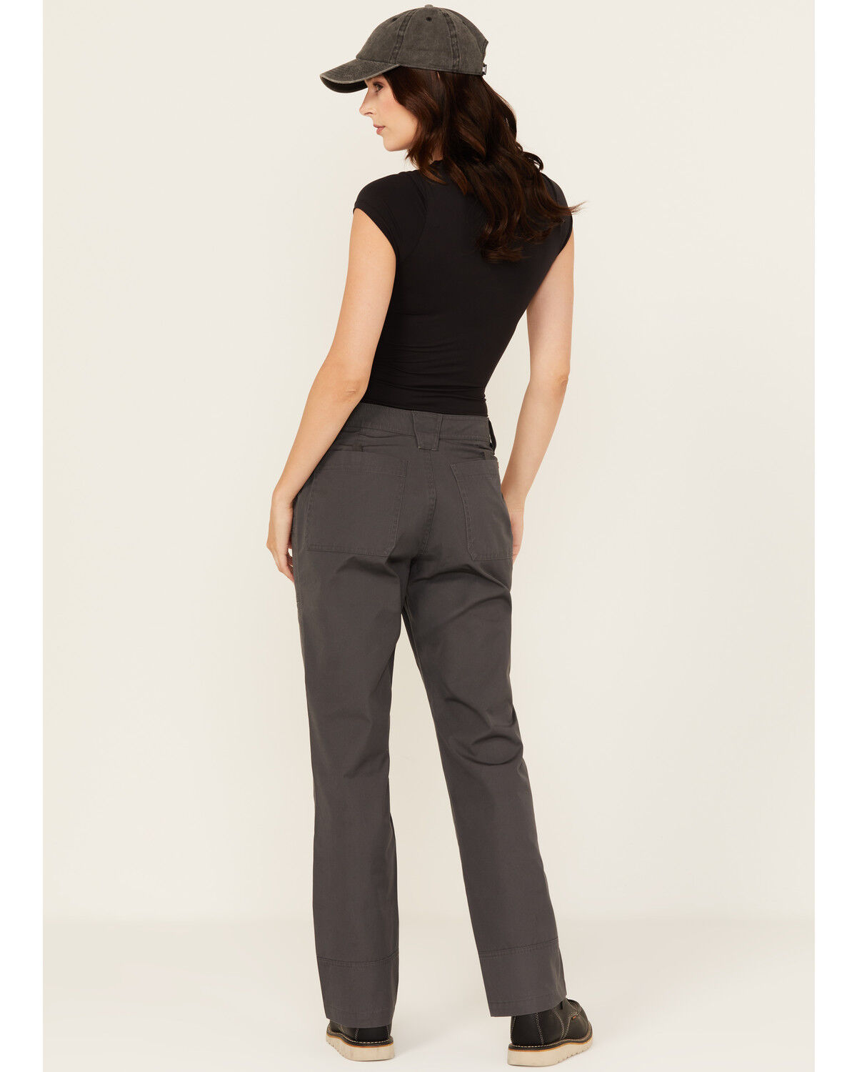 Image #3 - Lucky Brand Workwear Women's Canvas Fatigue Work Pants, Grey, hi-res
