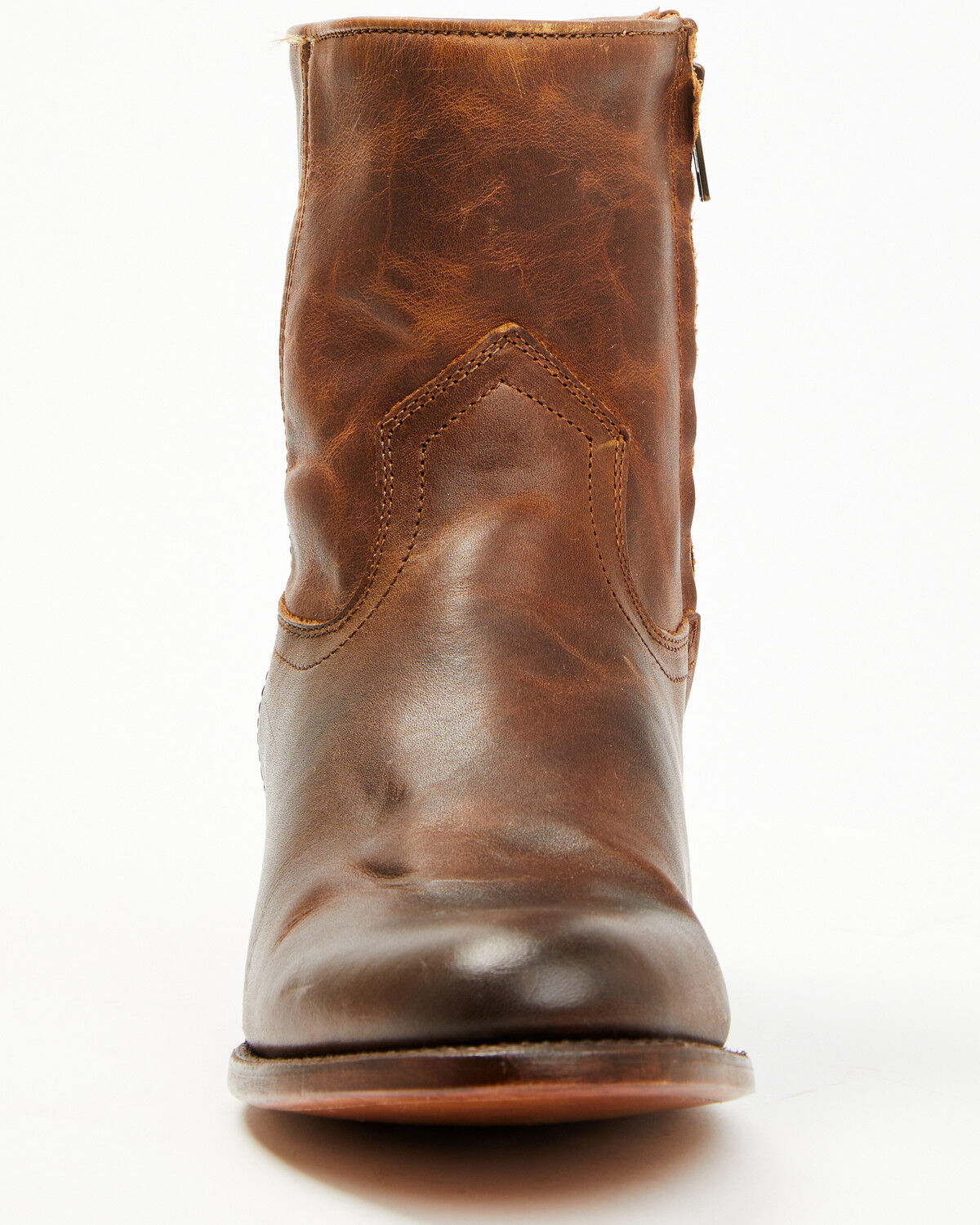 Image #4 - Moonshine Spirit&reg; Men's Pancho 8" Zipper Western Boot - Round Toe, Brown, hi-res