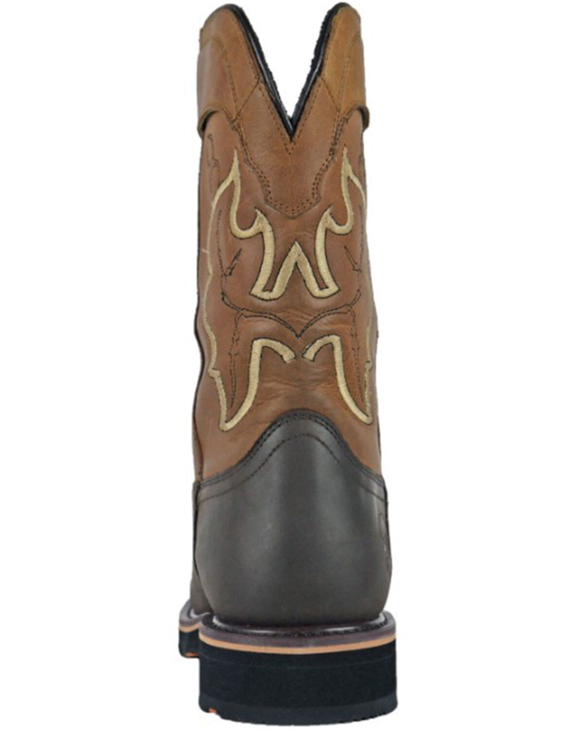 Image #5 - Hoss Men's Showdown 11" Wellington Western Work Boots - Composite Toe, Brown, hi-res