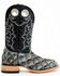 Image #2 - Cody James Men's Exotic Pirarucu Western Boots - Broad Square Toe, Black, hi-res