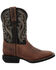 Image #2 - Durango Little Boys' Shyloh Western Boots - Broad Square Toe, Tan, hi-res