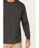 Image #3 - Hawx Men's Solid Charcoal Forge Long Sleeve Work Pocket T-Shirt - Tall, Charcoal, hi-res