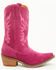 Image #2 - Dingo Little Girls' Thunder Road Suede Western Boots - Snip Toe, Pink, hi-res