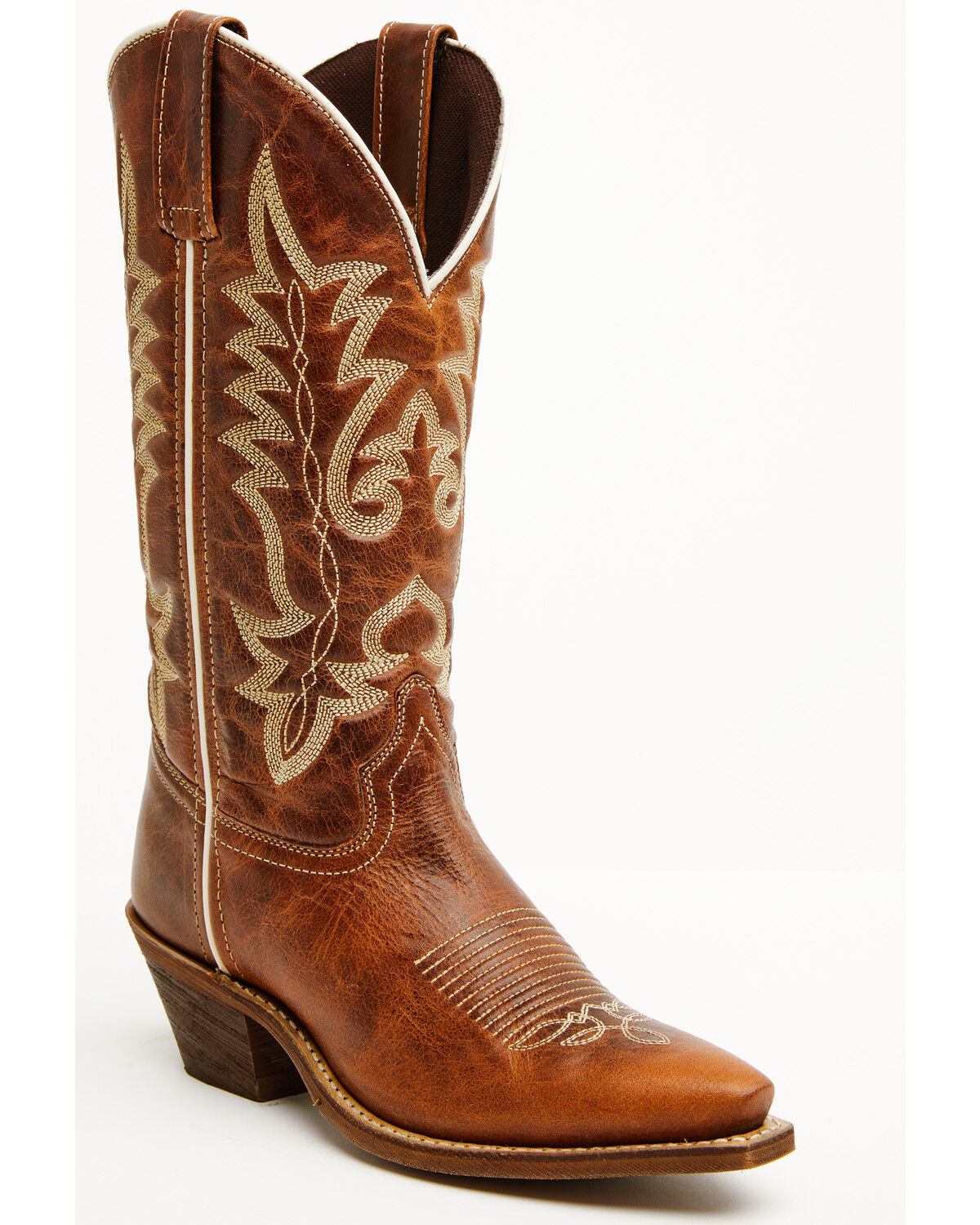 Image #1 - Laredo Women's Carly Western Boots - Snip Toe, Honey, hi-res