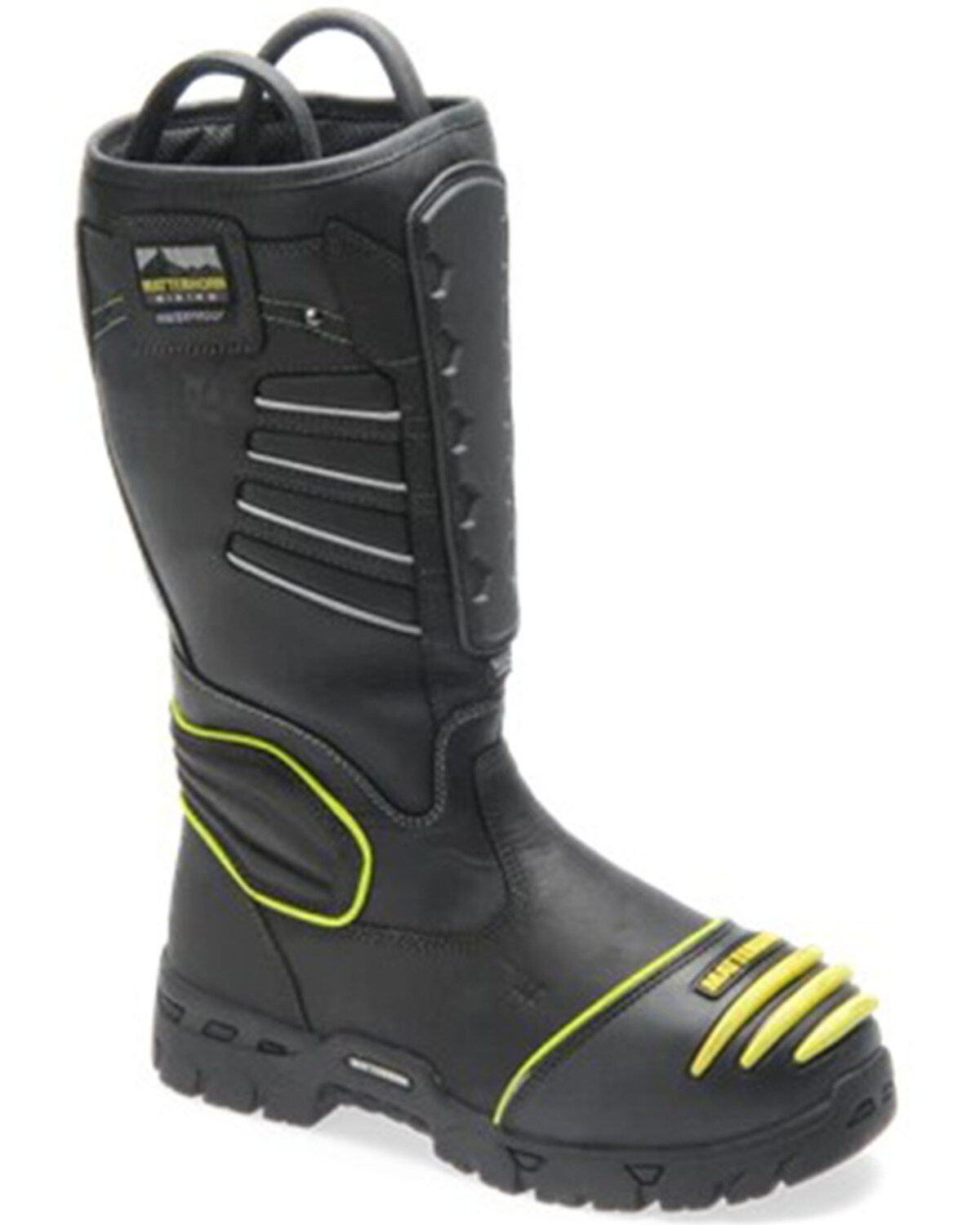 Image #1 - Double H Men's Matterhorn 15" Waterproof Work Boots - Composite Toe, Black, hi-res