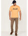 Image #2 - Columbia Men's All 4 Outdoors Logo Graphic T-Shirt, Orange, hi-res