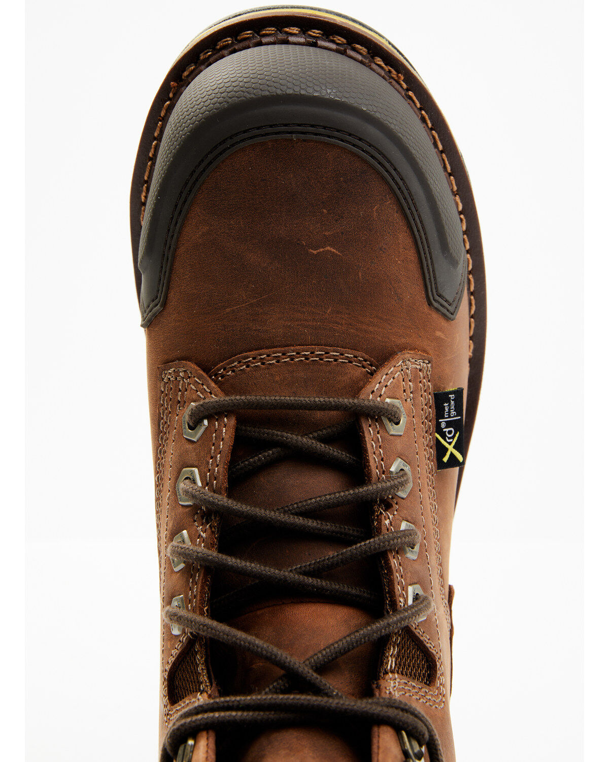 Image #6 - Hawx Men's 6" Crew Chief Internal Met Guard Work Boots - Composite Toe, Brown, hi-res
