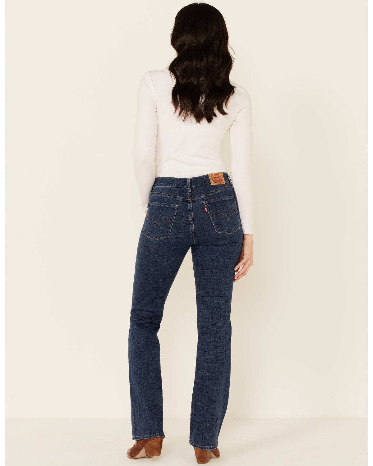 Image #2 - Levi's Women's Lapis Bootcut Jeans, Blue, hi-res
