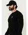 Image #3 - Troll Co Men's Twisting Wrenches Long Sleeve Graphic T-Shirt, Black, hi-res