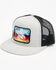 Image #1 - Lazy J Ranchwear Men's Serape Elevation Logo Ball Cap, Grey, hi-res