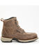 Image #2 - Cody James Men's 6.5" Xero Lite Lace-Up Moc Work Boots - Composite Toe, Bark, hi-res
