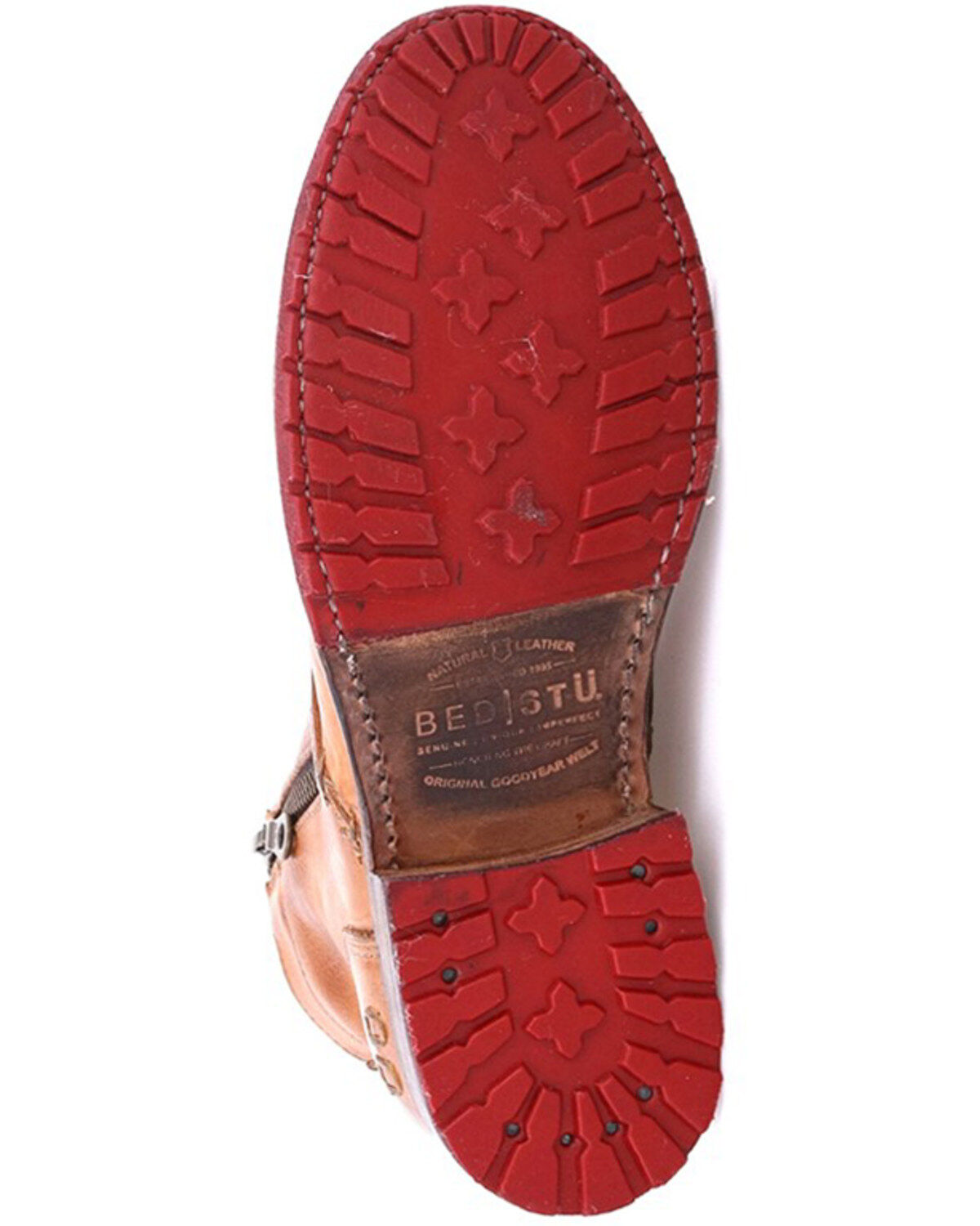 Image #3 - Bed Stu Women's Bonnie II Lace-Up Boots - Round Toe, Tan, hi-res