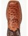 Image #6 - Horse Power Men's Boot Barn Exclusive Ostrich Print Tall Western Boots - Broad Square Toe, Cognac, hi-res