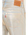 Image #4 - Levi's Premium Women's Optical Illusion 501 High Rise Ankle Straight Denim Jeans, Silver, hi-res