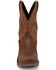 Image #4 - Justin Men's Broncy Waterproof Western Work Boots - Composite Toe, Brown, hi-res