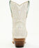 Image #5 - Corral Women's Embroidered Western Ankle Boots - Snip Toe, Ivory, hi-res
