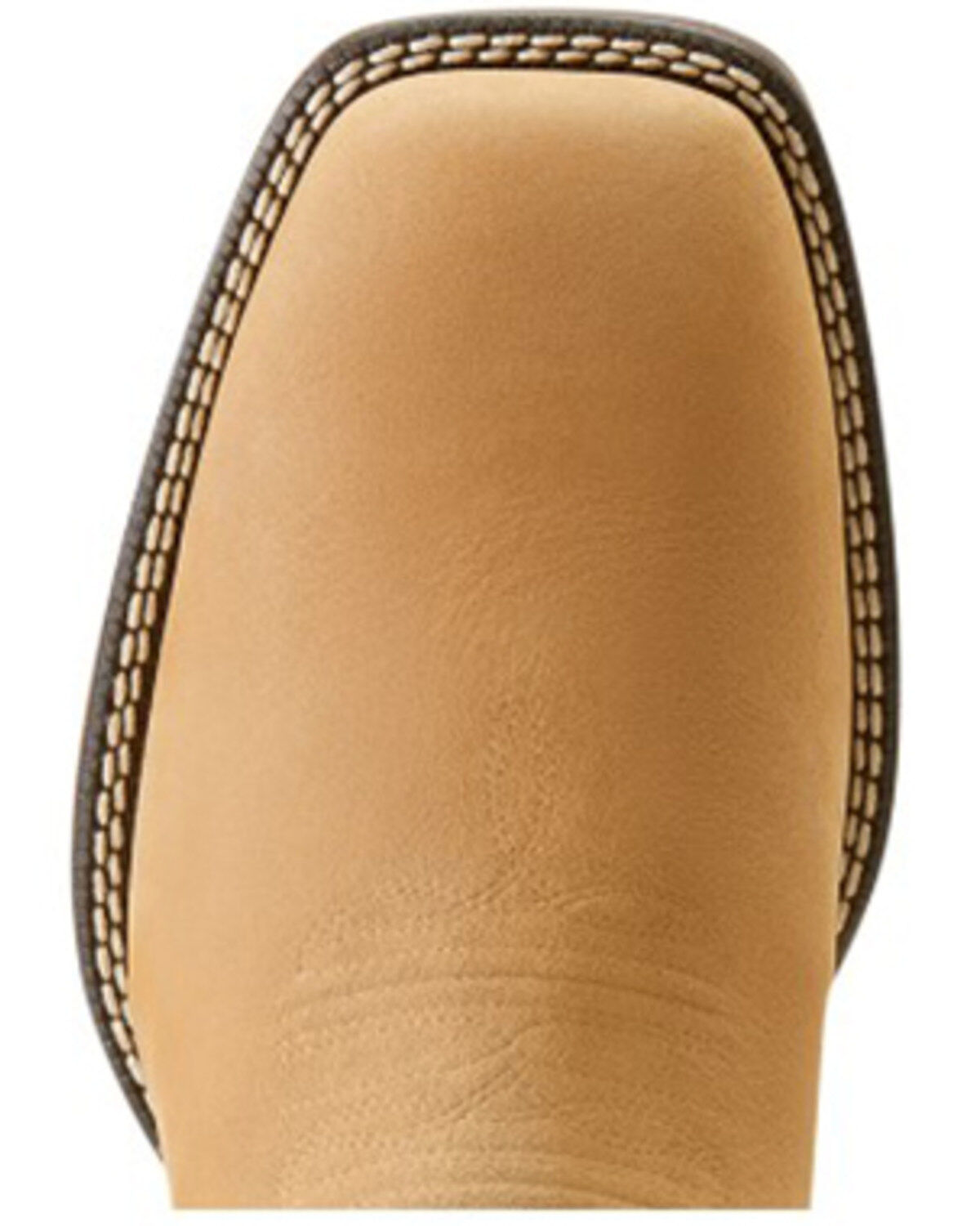 Image #4 - Ariat Men's Boot Barn Exclusive Booker Ultra Western Chelsea Boots - Broad Square Toe, Beige, hi-res