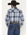 Image #4 - Ely Walker Men's Plaid Print Long Sleeve Pearl Snap Western Shirt - Big, , hi-res