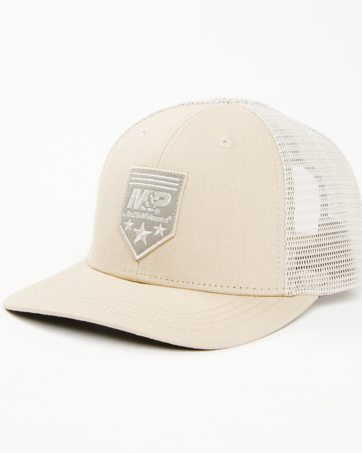 Image #1 - Smith & Wesson Men's Range Ready Ball Cap, Light Grey, hi-res