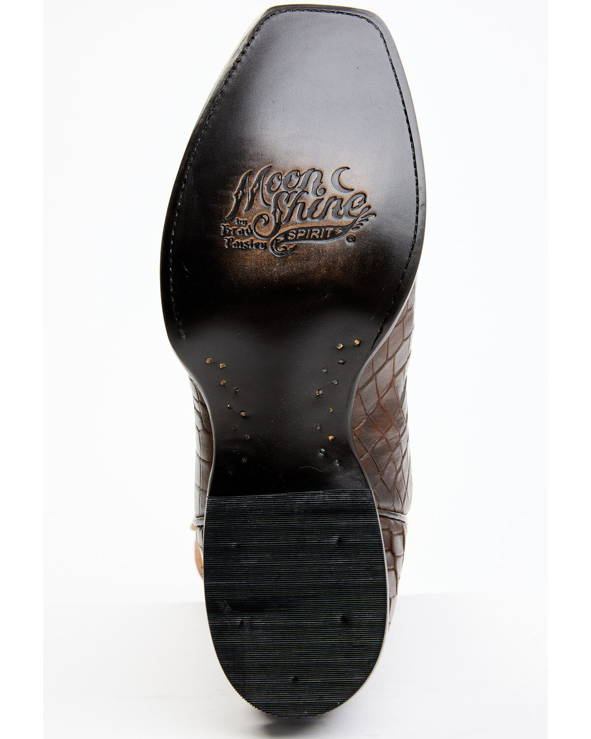 Image #7 - Moonshine Spirit&reg; Men's Madison Brown Printed Leather Western Boots - Square Toe, Brown, hi-res