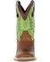 Image #5 - Durango Boys' Lil Rebel Pro Lime Western Boots - Square Toe, Brown, hi-res