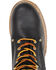 Image #6 - Carolina Men's 8" Logger Boots - Steel Toe, Black, hi-res