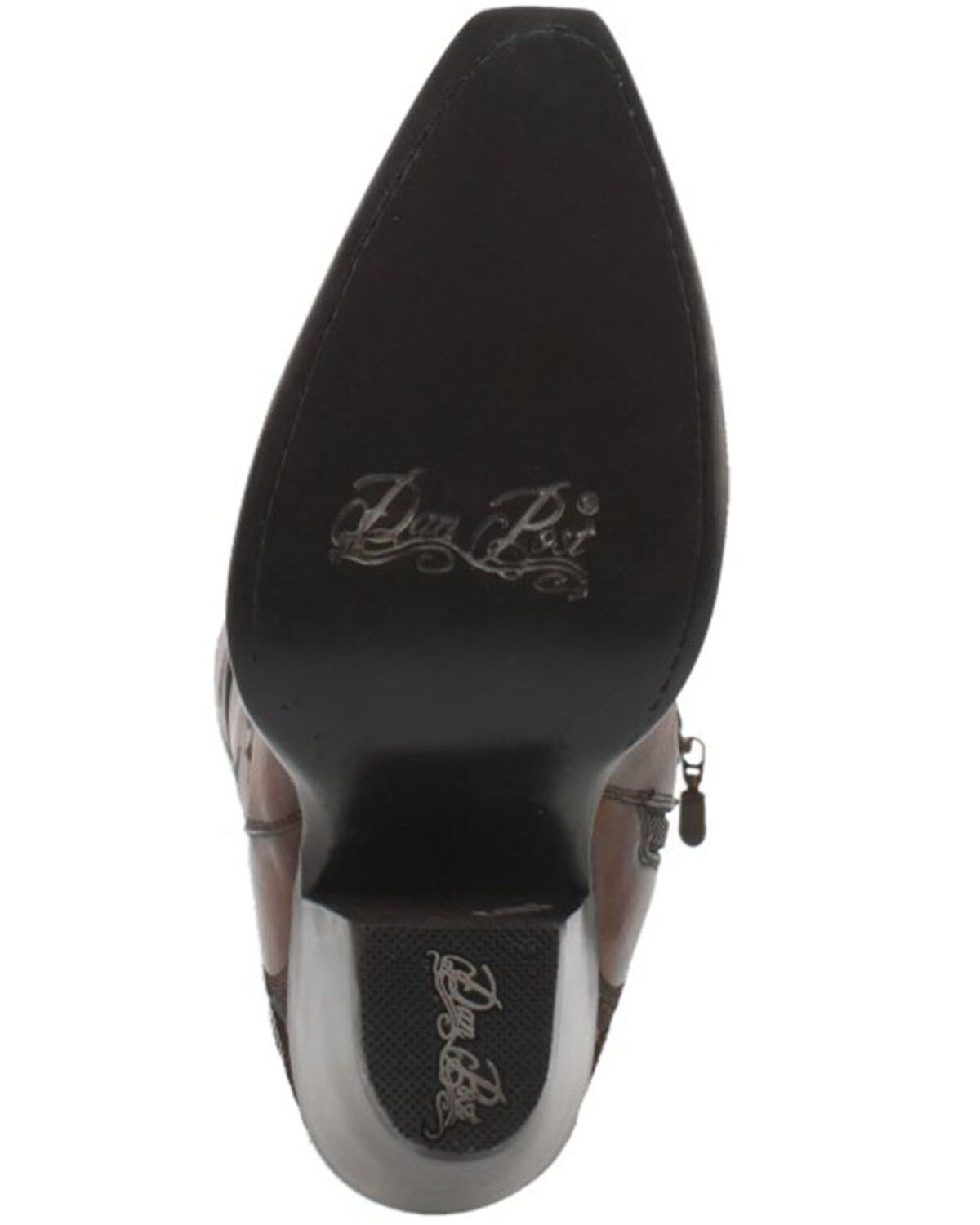 Image #7 - Dan Post Women's Seductress Western Boots - Snip Toe, Brown, hi-res