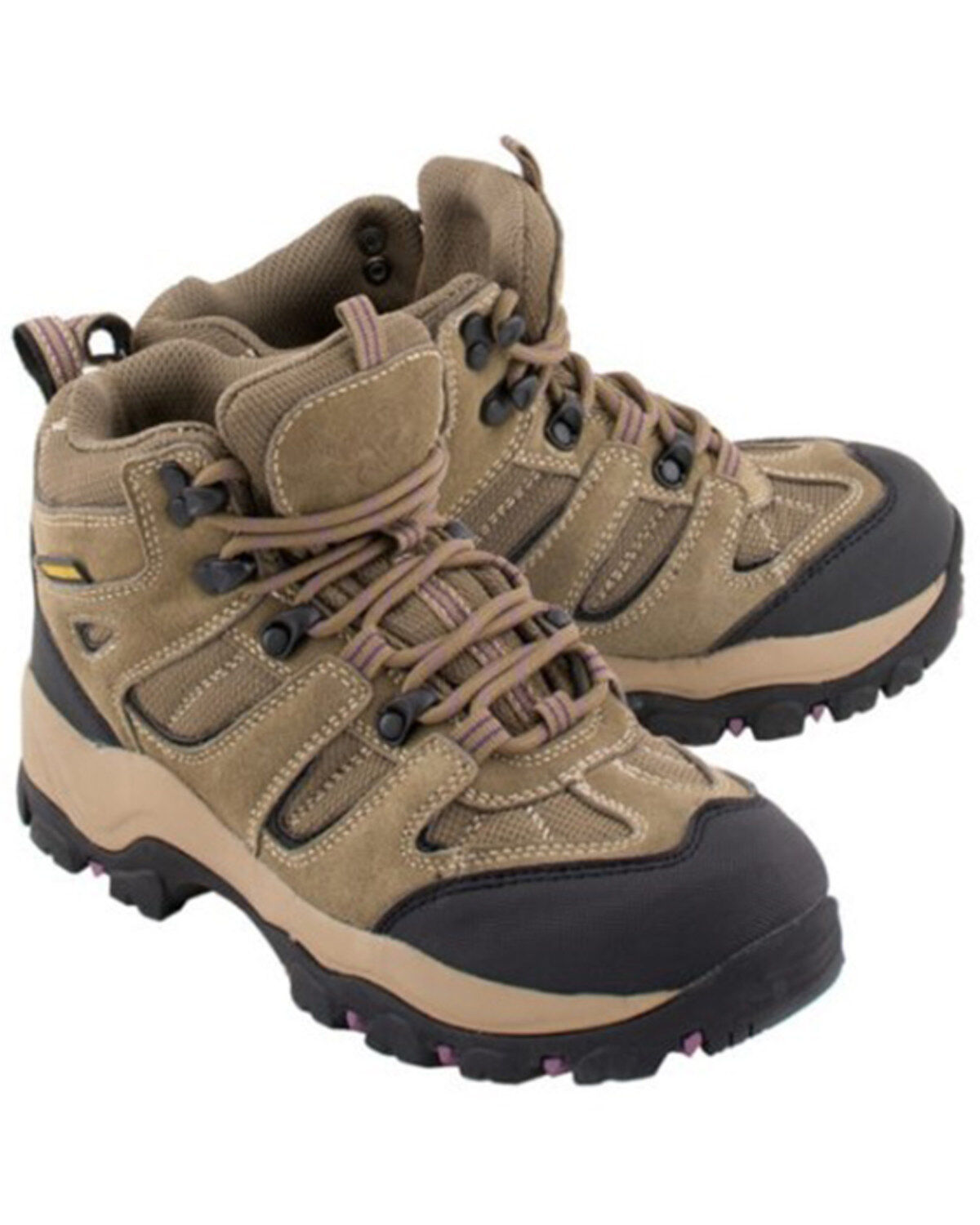 Image #1 - Milwaukee Leather Women's Waterproof Hiking Boots - Round Toe, Brown, hi-res