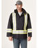 Image #1 - Forge Workwear Men's FR HiVis Insulated Rain Jacket, Navy, hi-res