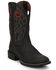 Image #1 - Justin Men's 11" Stampede Bowline Western Boots - Broad Square Toe, Black, hi-res