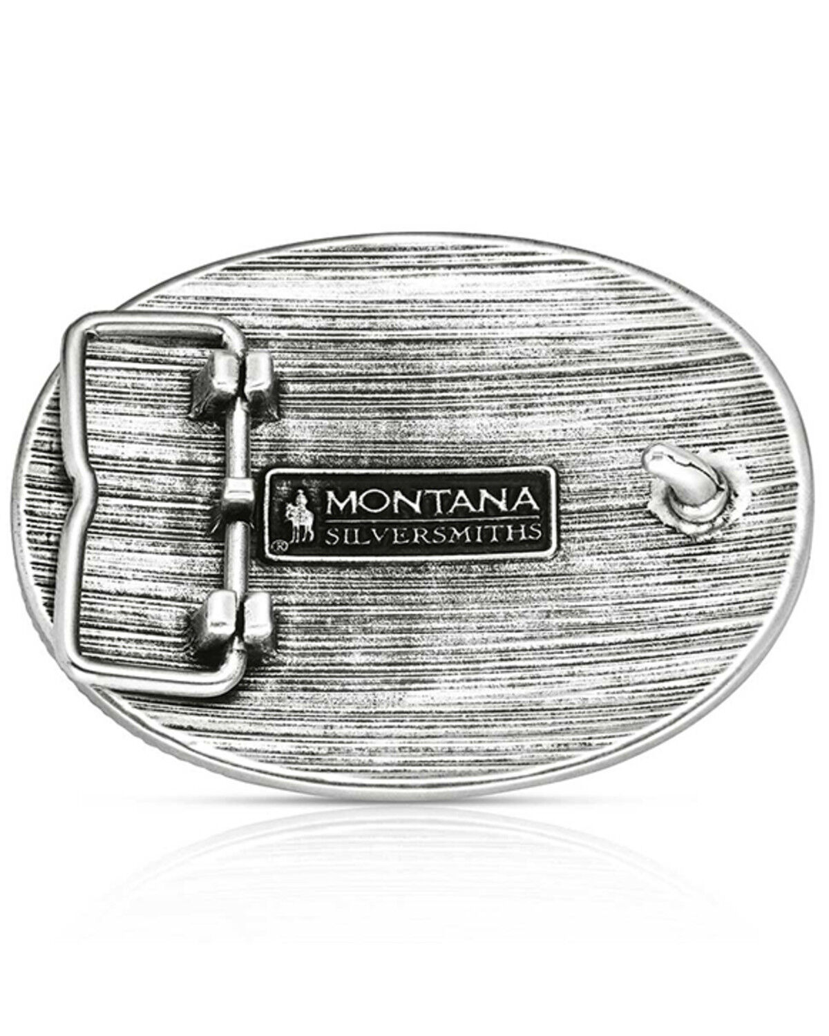 Image #2 - Montana Silversmiths Men's In God We Trust Patriotic Belt Buckle, Silver, hi-res
