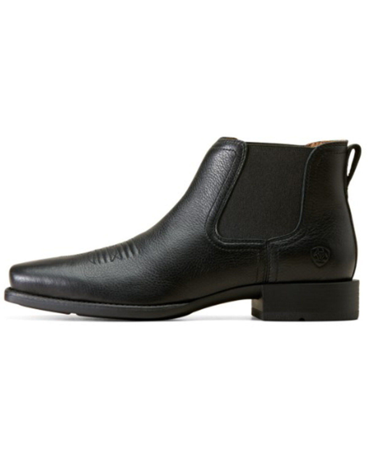 Image #2 - Ariat Men's Booker Ultra Chelsea Boots - Square Toe, Black, hi-res