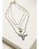 Image #1 - Idyllwind Women's Shenandoah Steerhead Necklace, Silver, hi-res