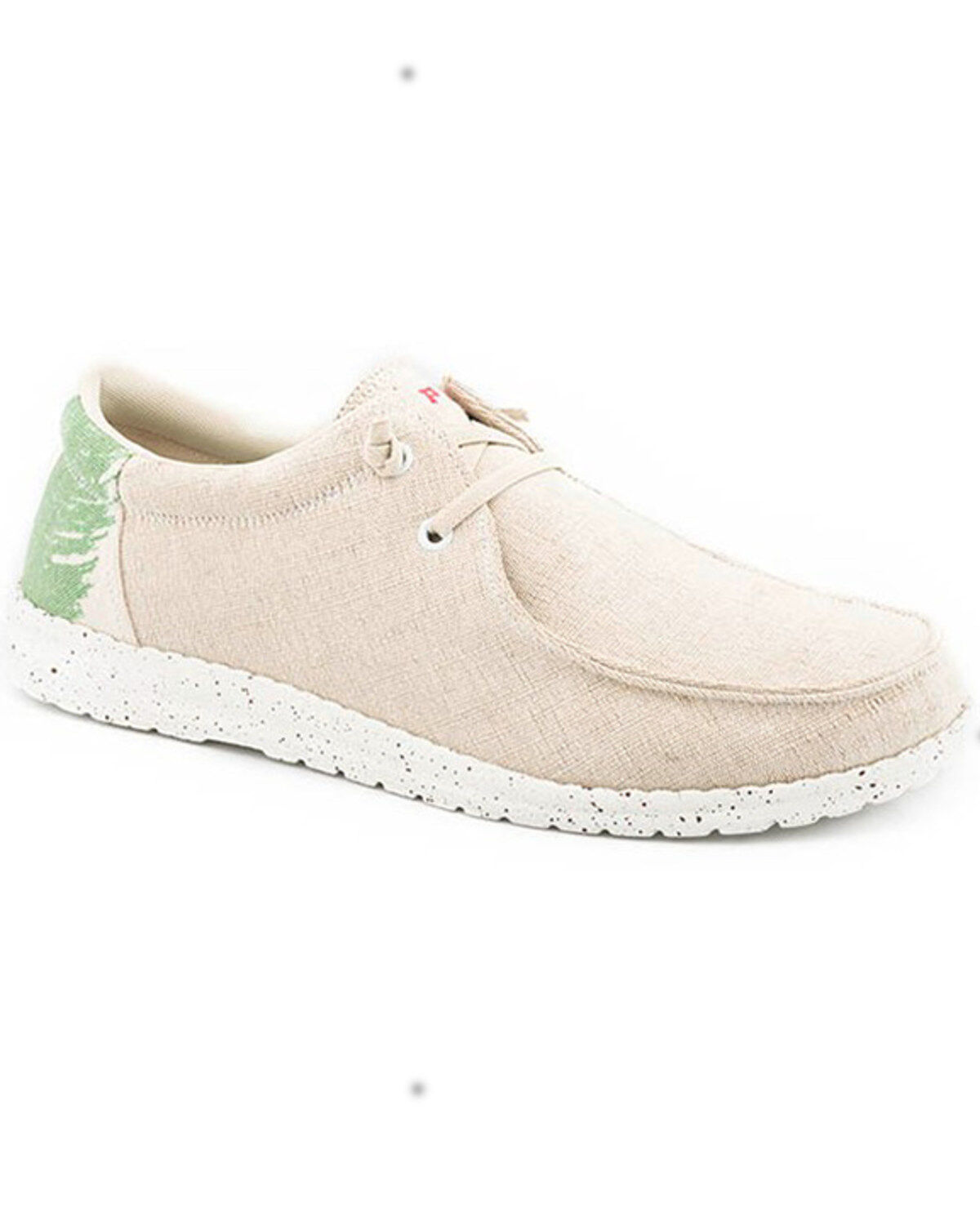 Image #1 - Roper Men's Hang Loose Mexico Flag Low Casual Chukka Shoes - Moc Toe, Tan, hi-res