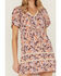 Image #4 - Idyllwind Women's Blossom Court Floral Mini Dress, Lavender, hi-res